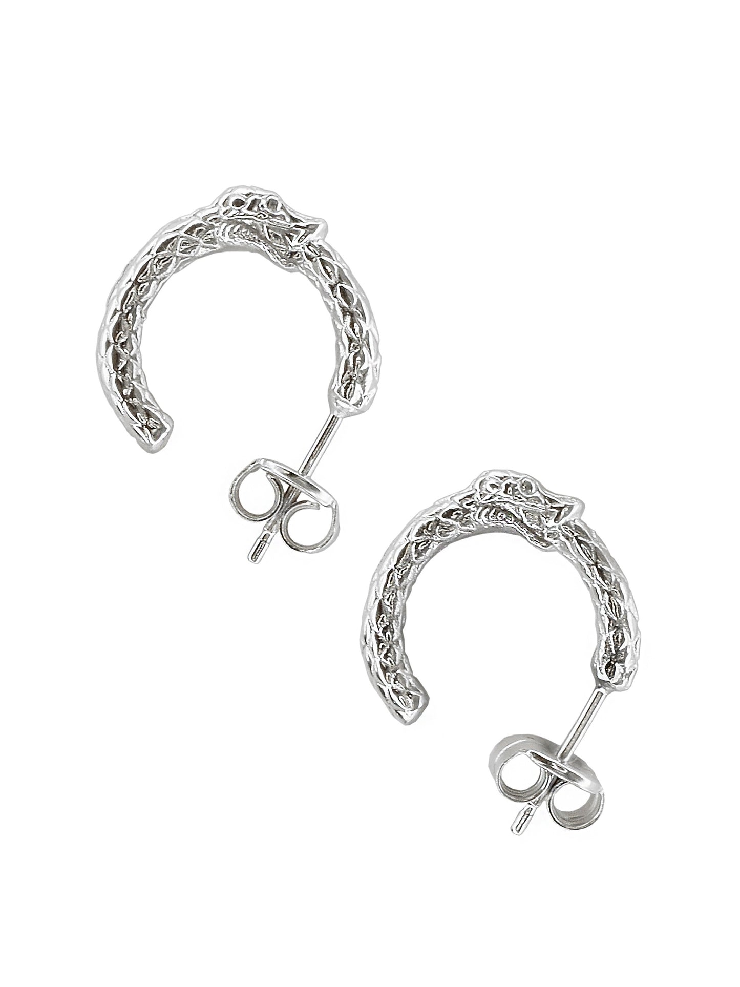 Ouroboros Mini Hoop Earrings