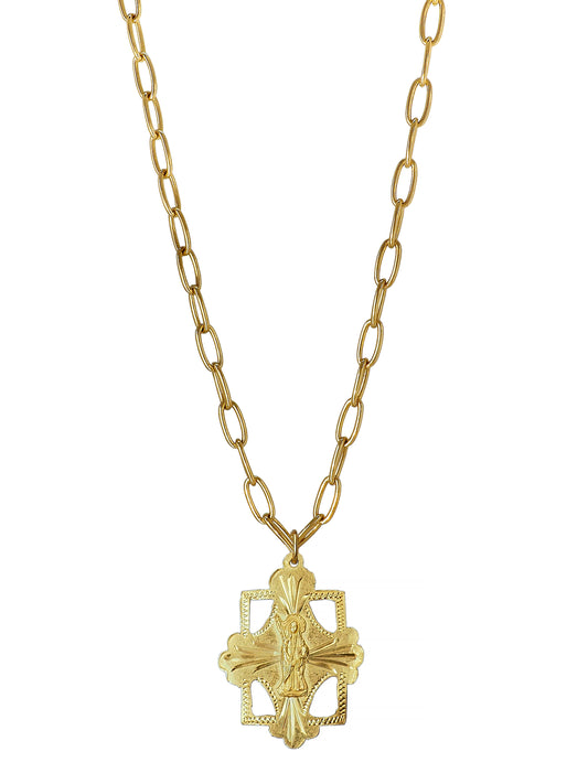 Gold plated Sterling Silver St Marina Necklace