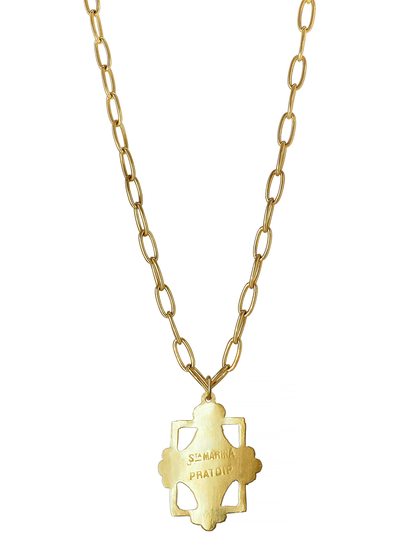 Gold plated Sterling Silver St Marina Necklace
